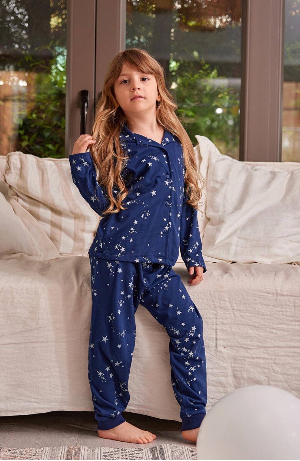Navy Star Organic Cotton Pj