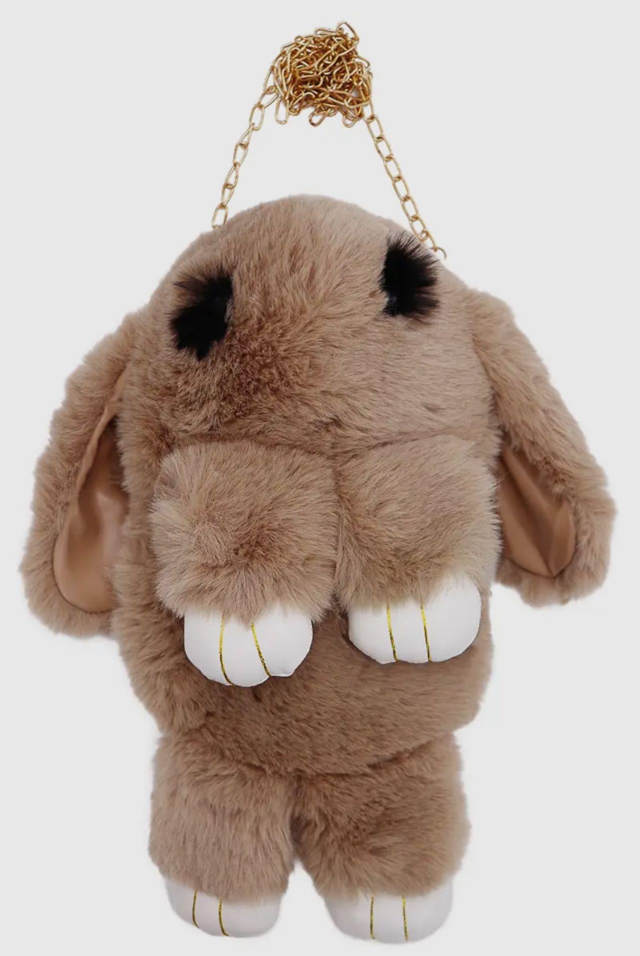 Brown Cute Bunny Backpack
