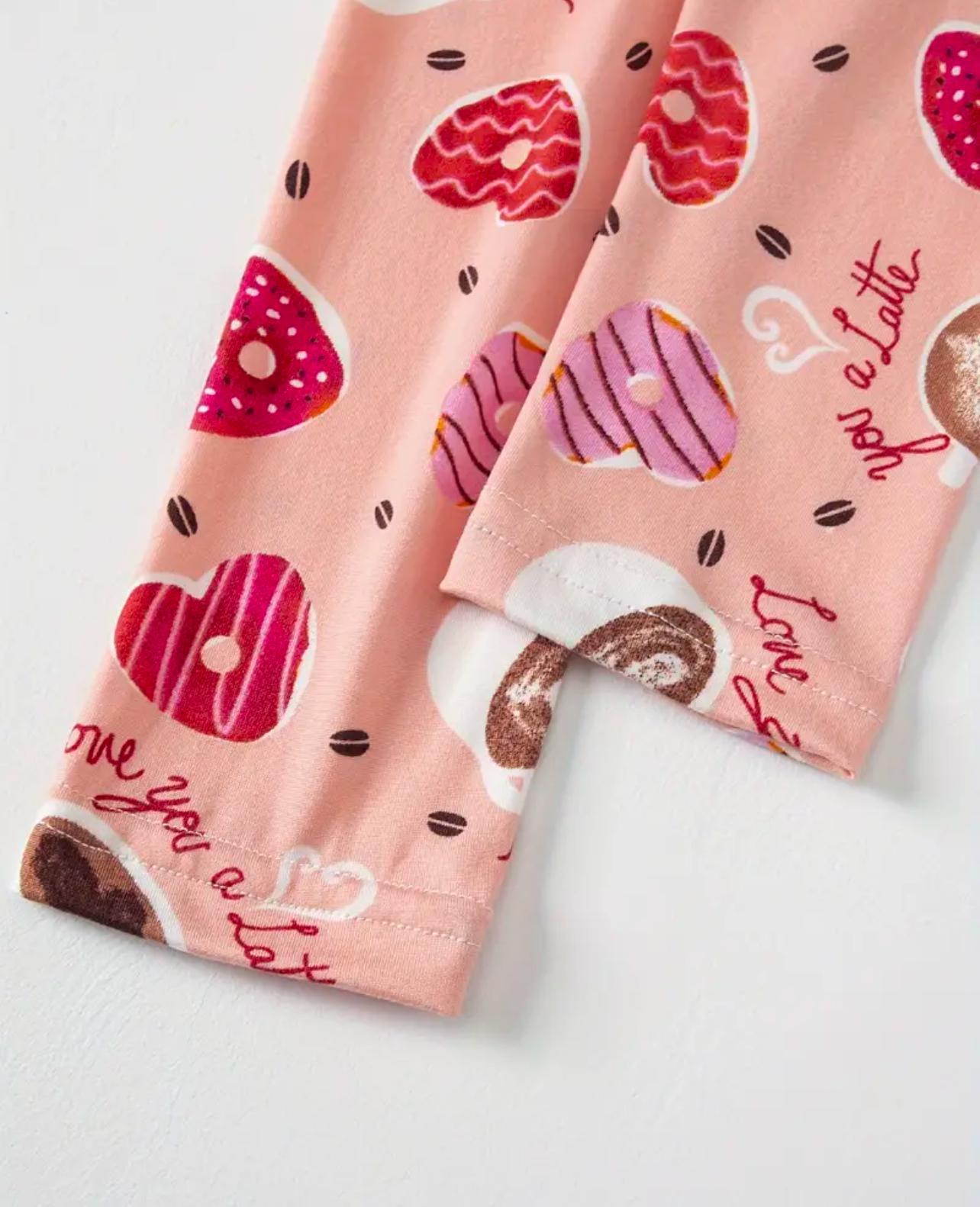 Pink Love You a Latte Soft Leggings