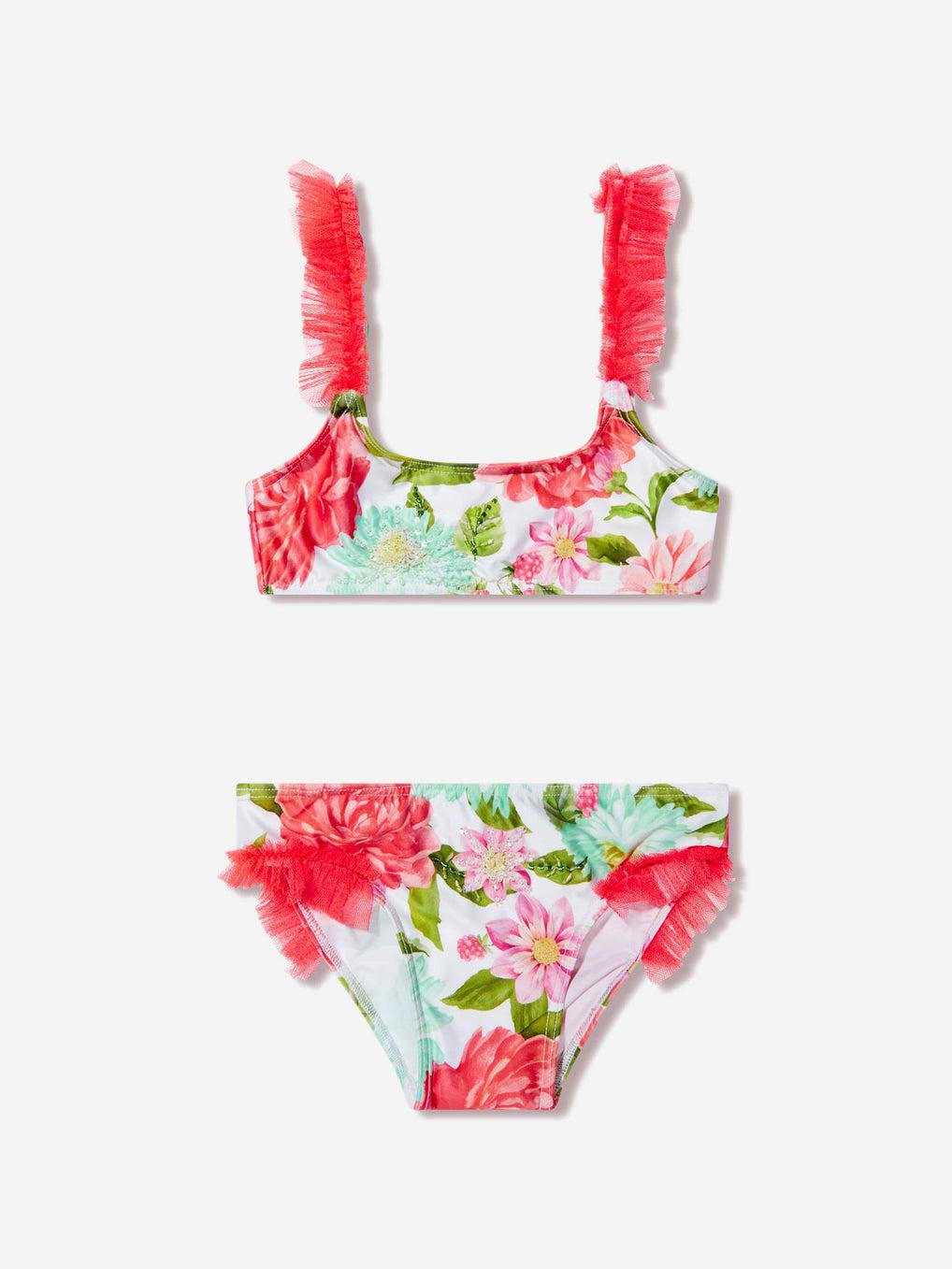 2 Piece Bright Flower Swim