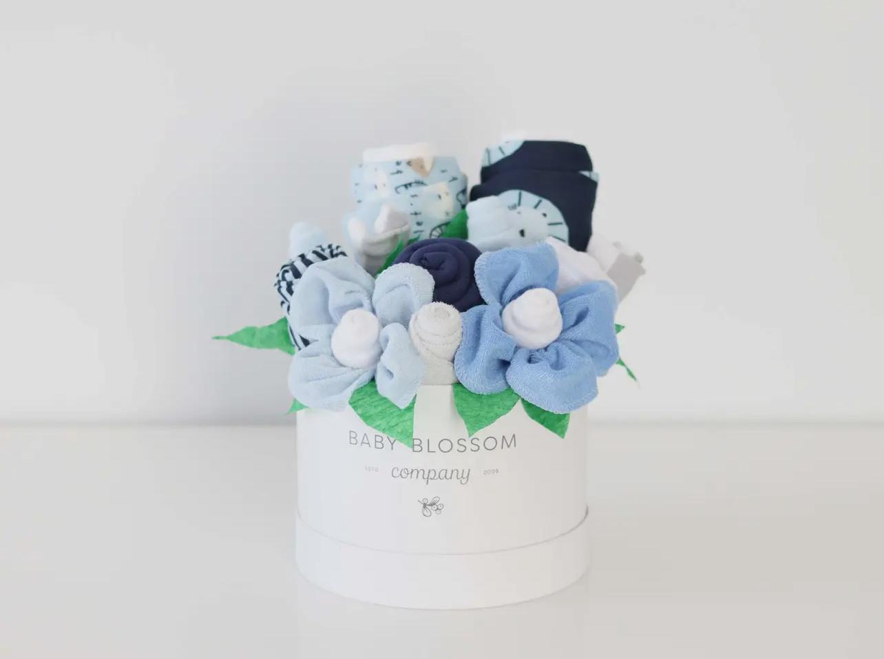 Baby Boy Gift Basket Newborn Box - Little Boy Blue