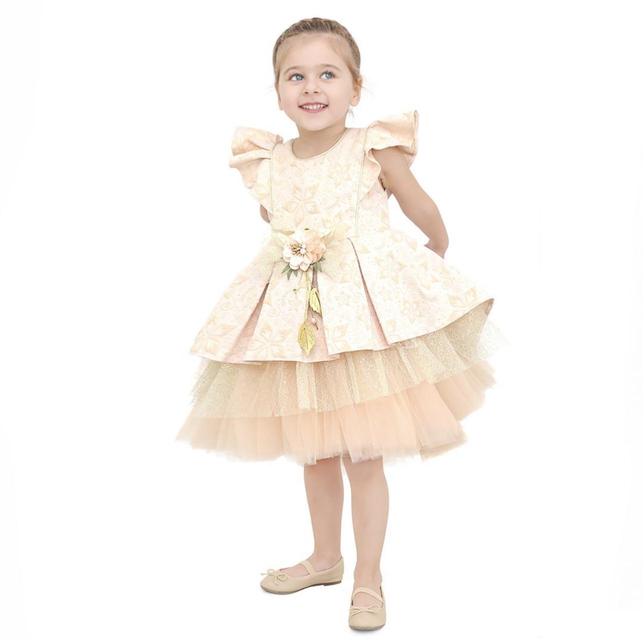 Lilax Eliana Dress Powder