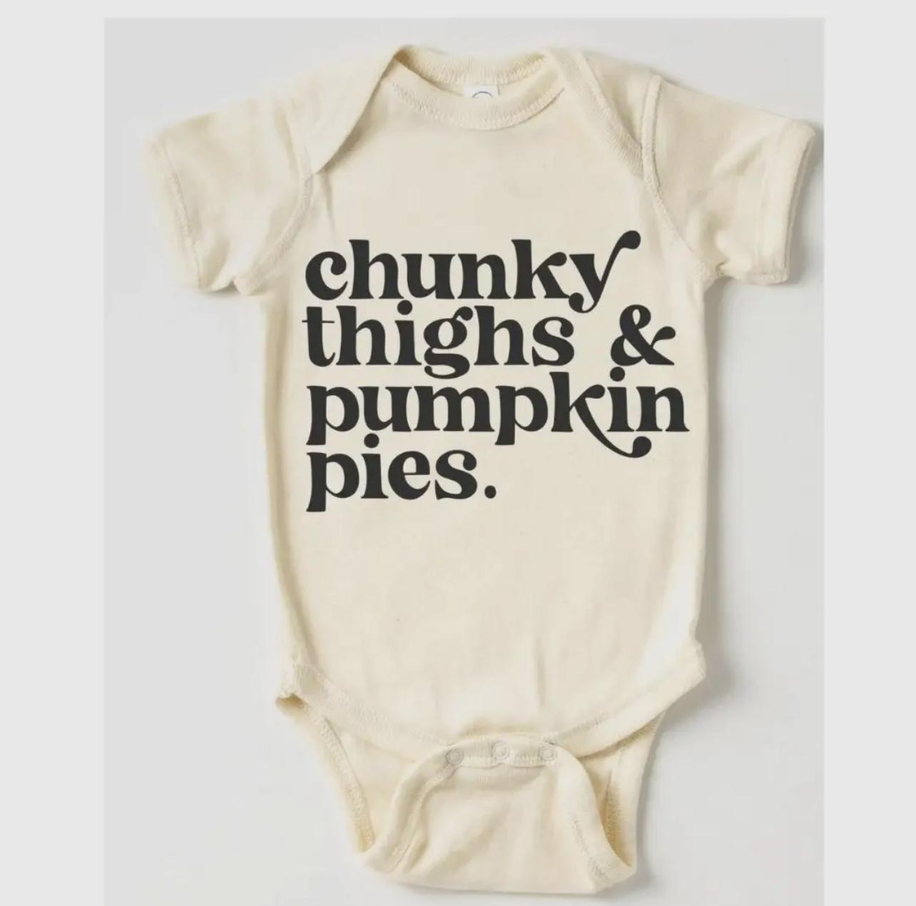 Chunky Thighs Pumpkin Pies Long Sleeve Body