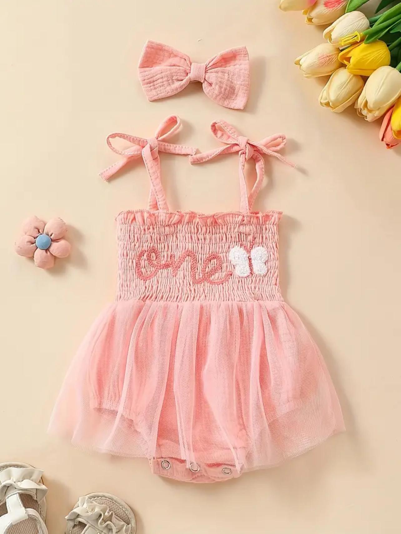 One Pink Infants Romper