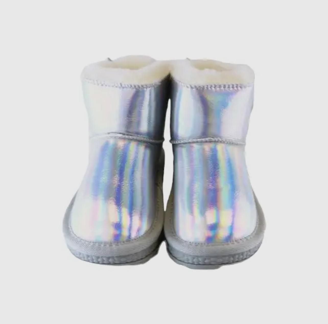 Silver Bow Boots