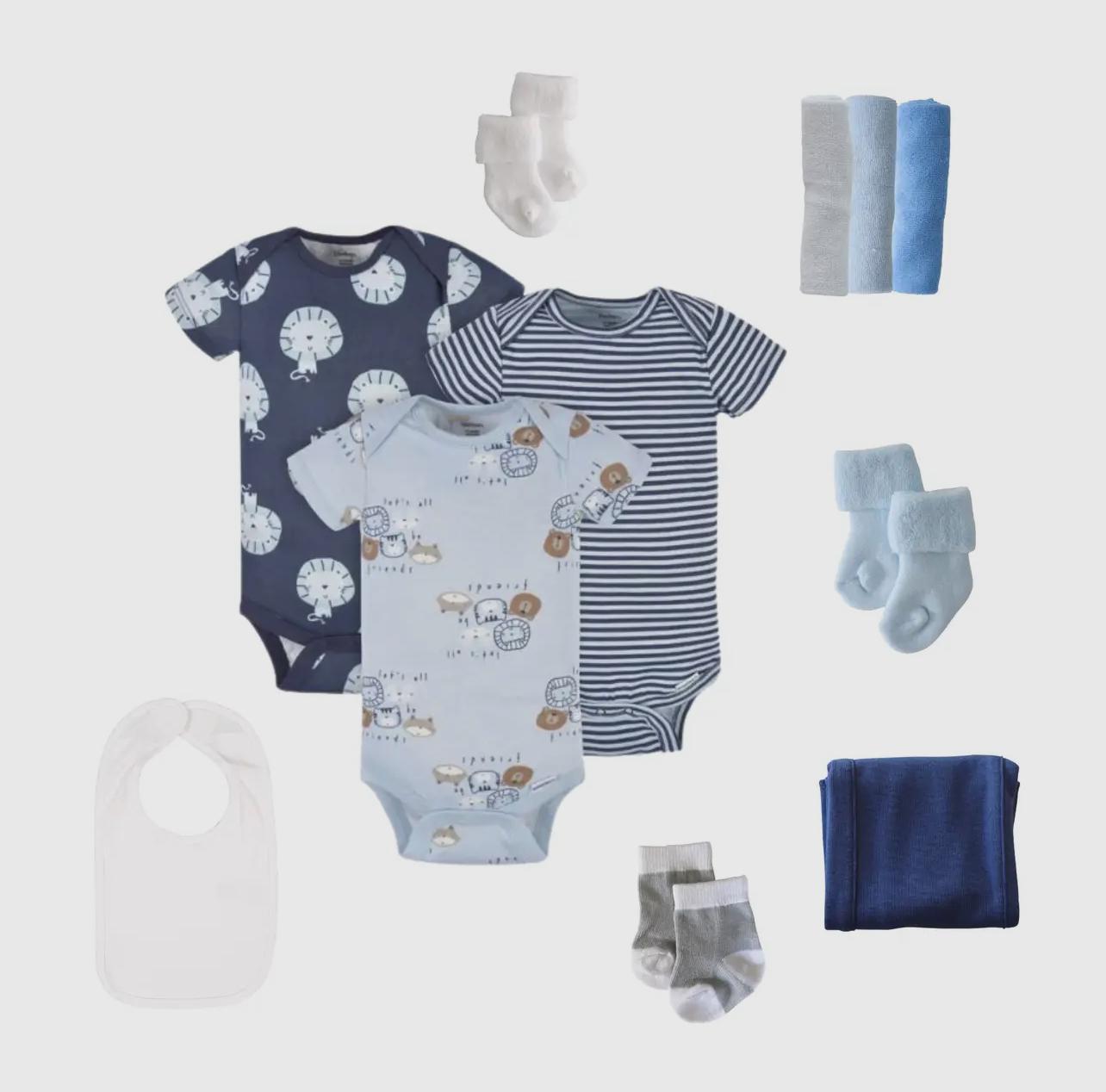 Baby Boy Gift Basket Newborn Box - Little Boy Blue