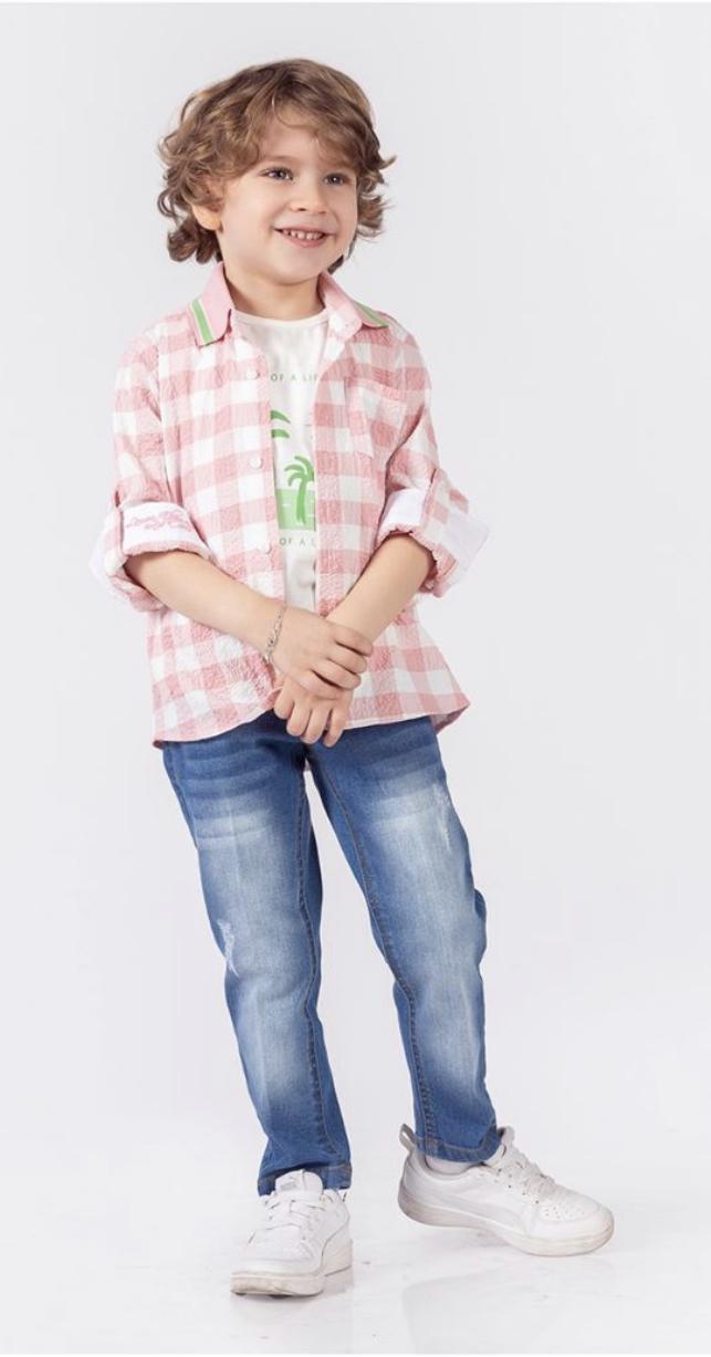 3 Piece Shirt and Jean Set