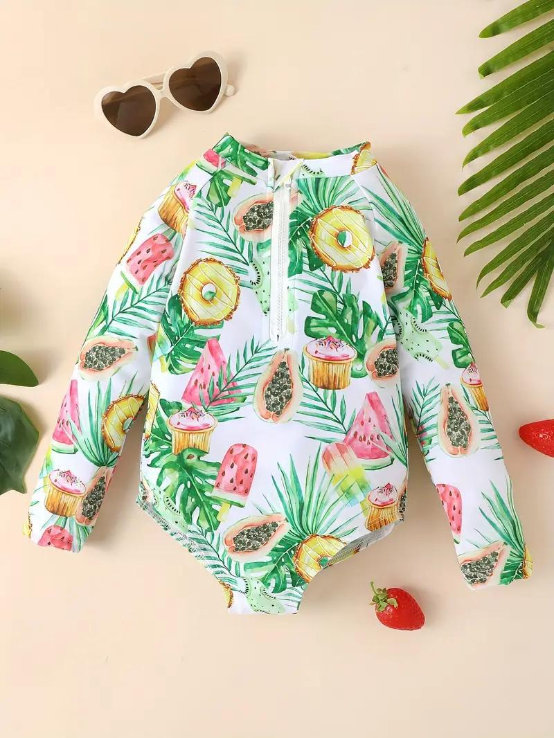 Papaya Cupcake Longsleeve Swim