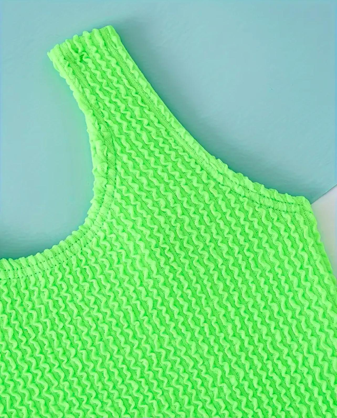 Lime One Piece Swimsuit
