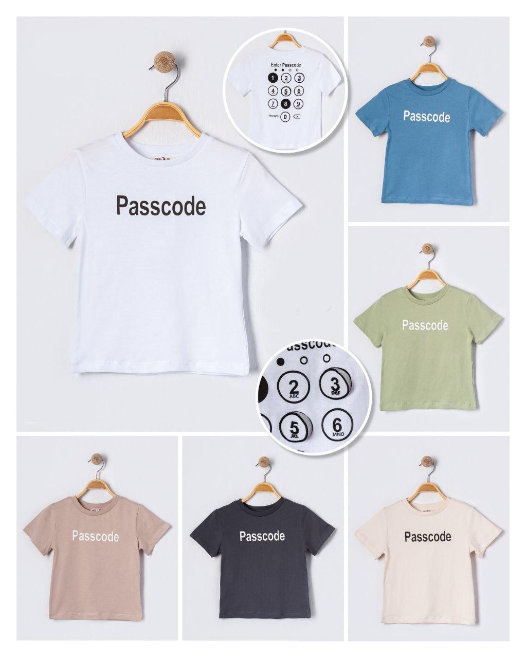 Beige Passcode Tshirt