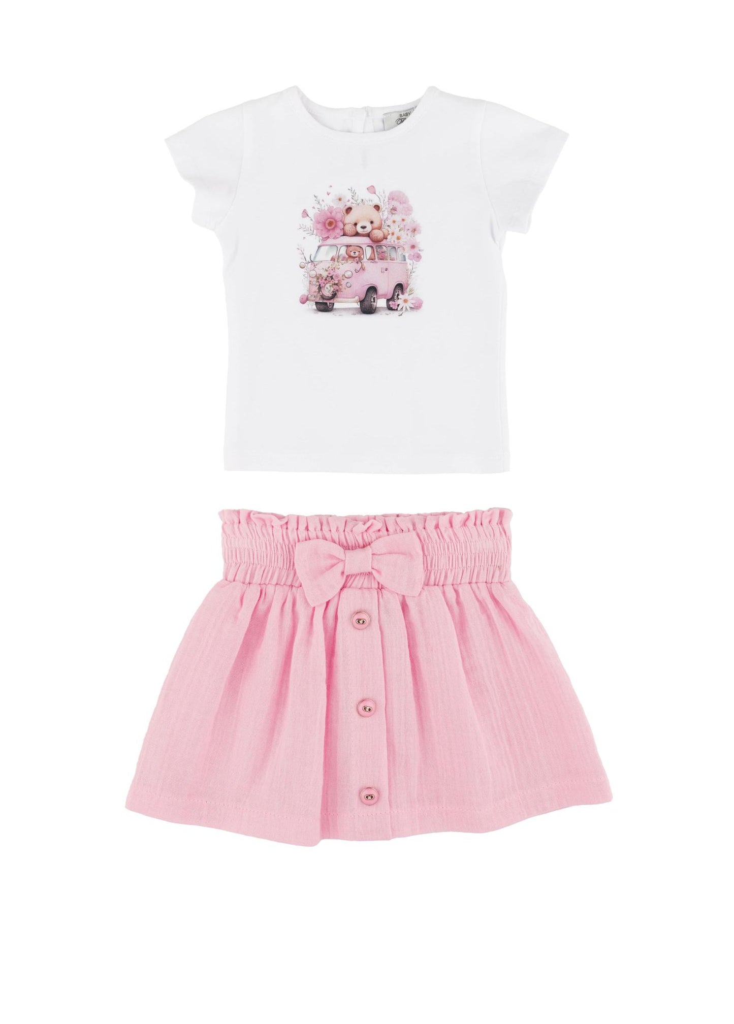 Baby Tshirt Skirt 2 Piece Set