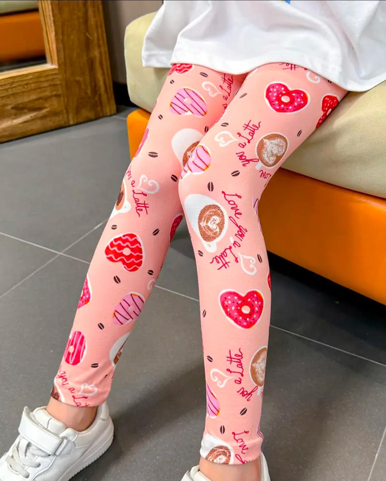 Pink Love You a Latte Soft Leggings