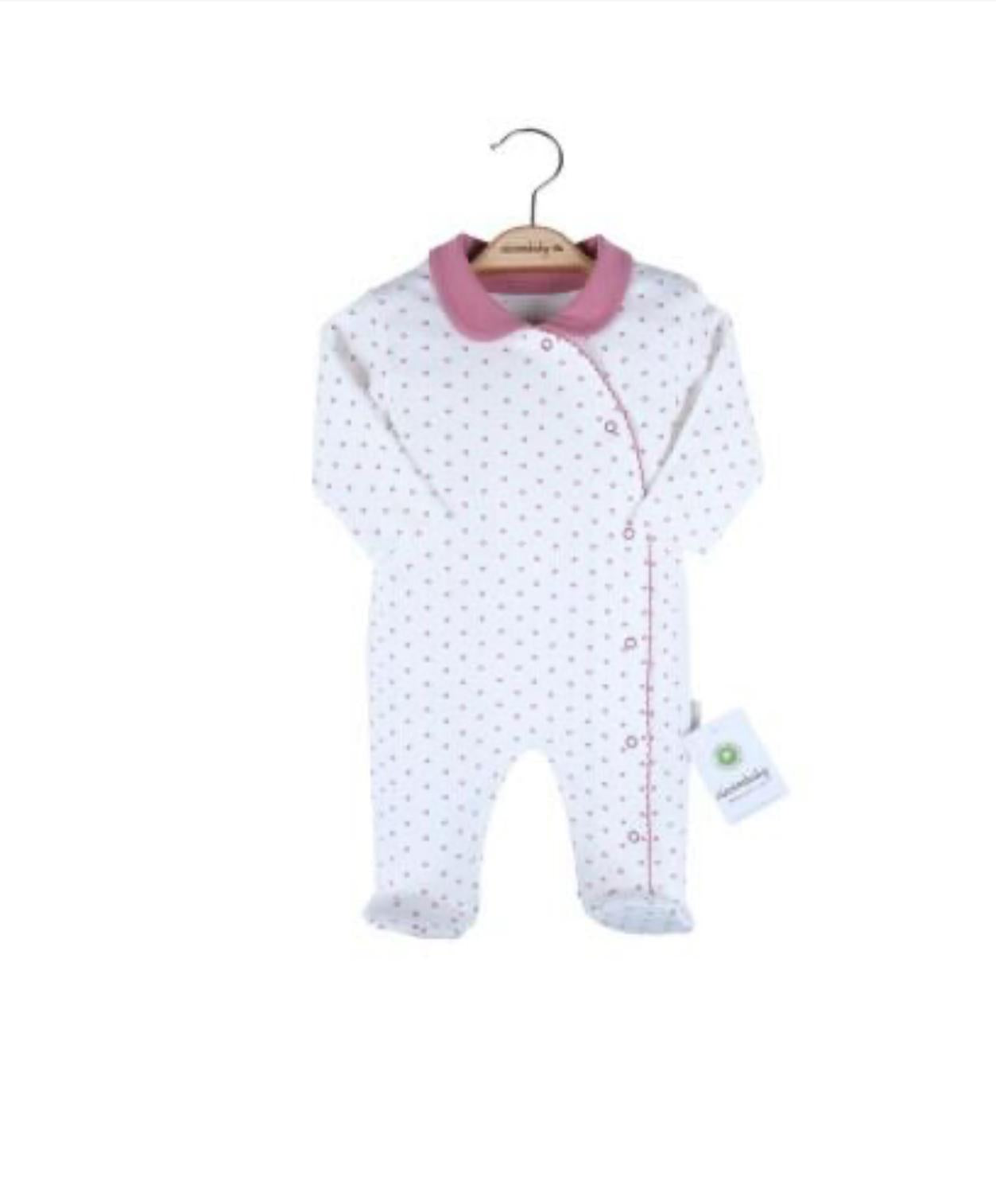 Baby Pink Heart Newborn Romper