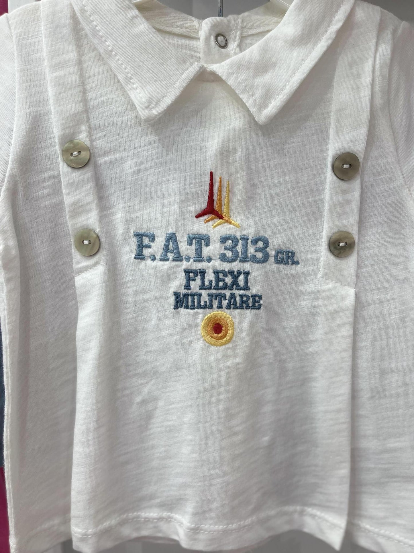 Flexi White Tshirt with Shorts Set