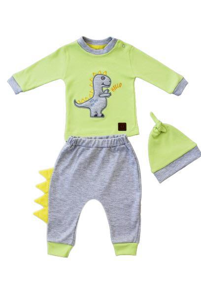 Lime 3 piece Dino Set