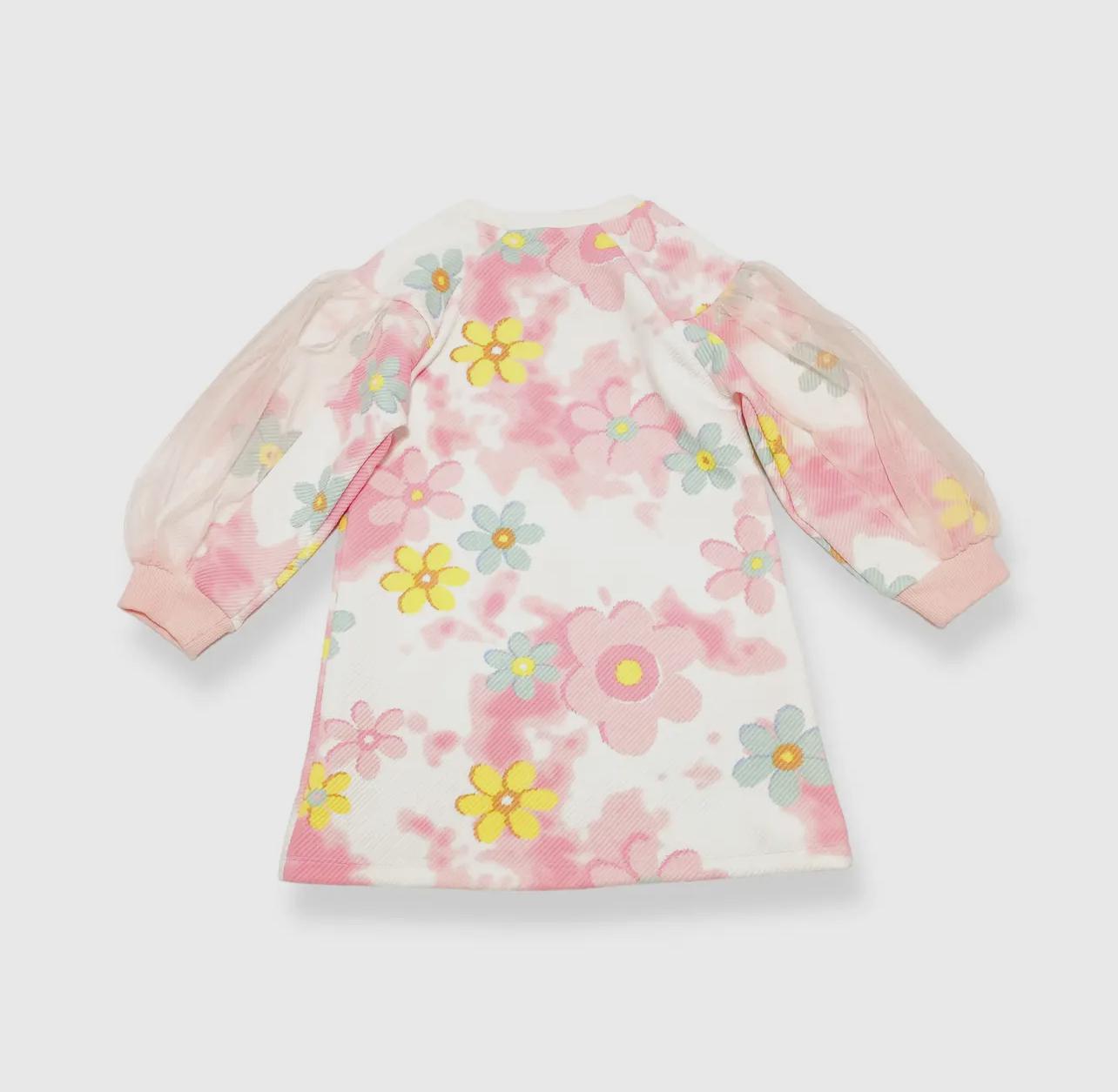Floral Cloud Dye Sweat Dress