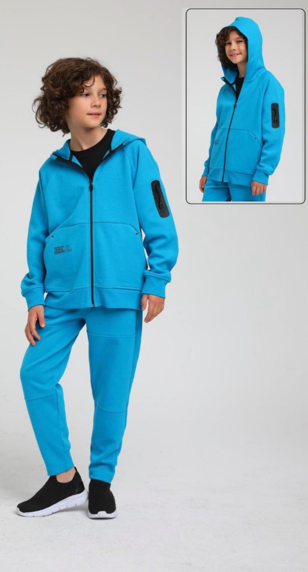 Blue zip up 2 piece Sport Set