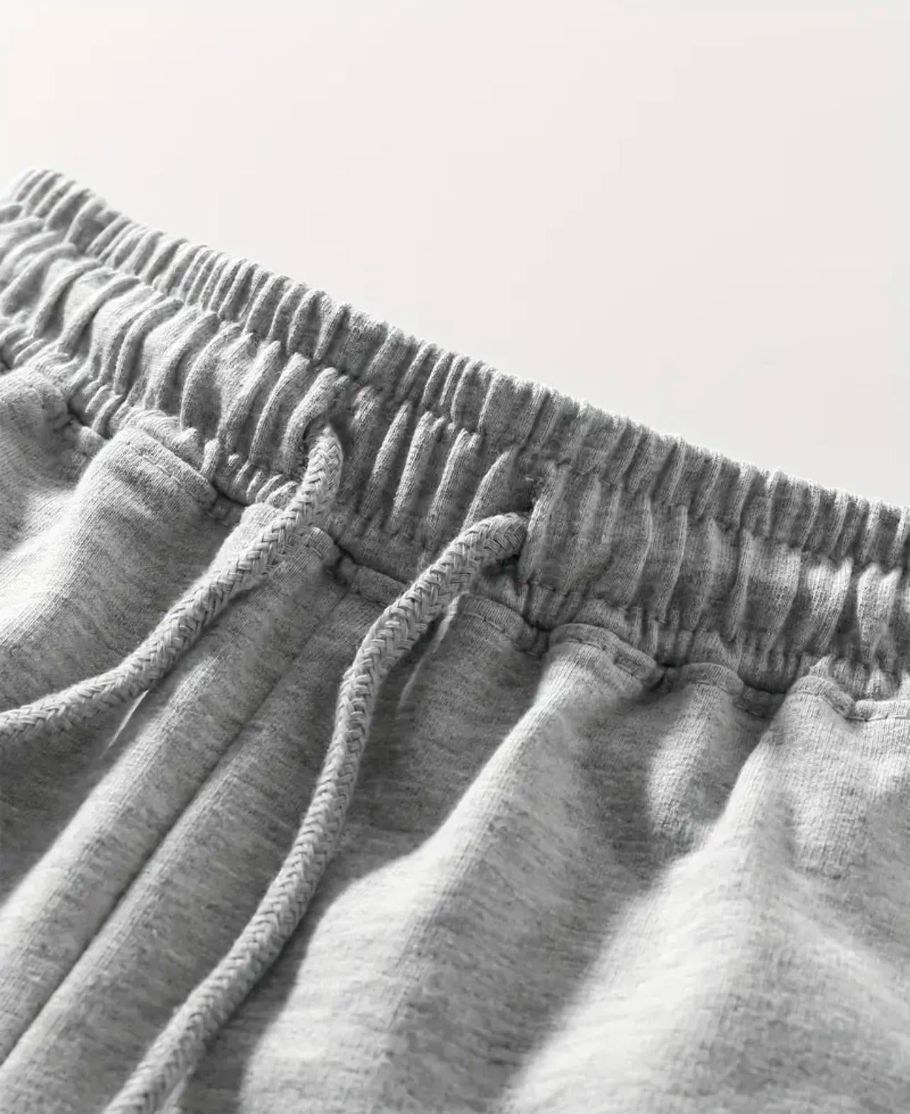 Boys Grey Cotton Sport Shorts