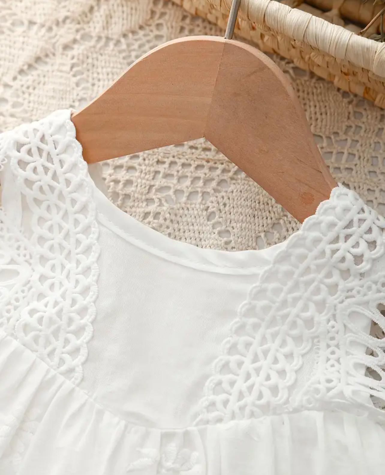 Baby Girls white Lace Dress