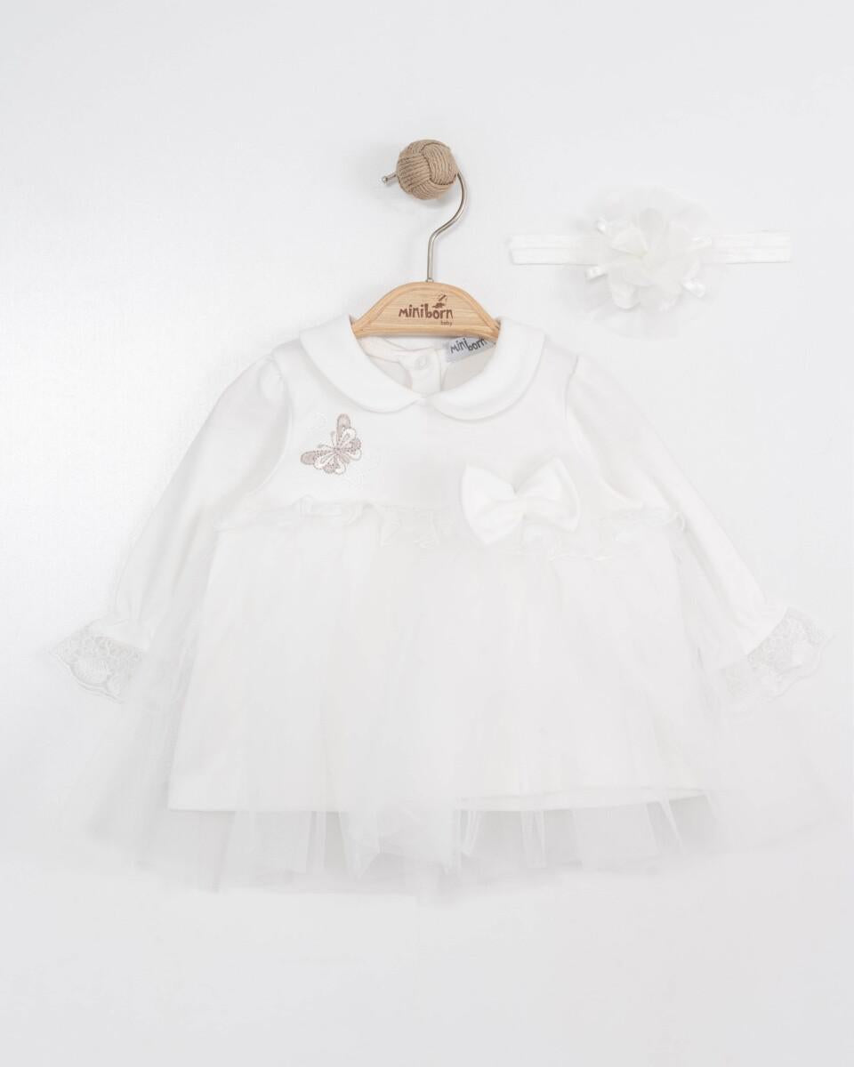 Mini Born Long Sleeve Dress with Headband