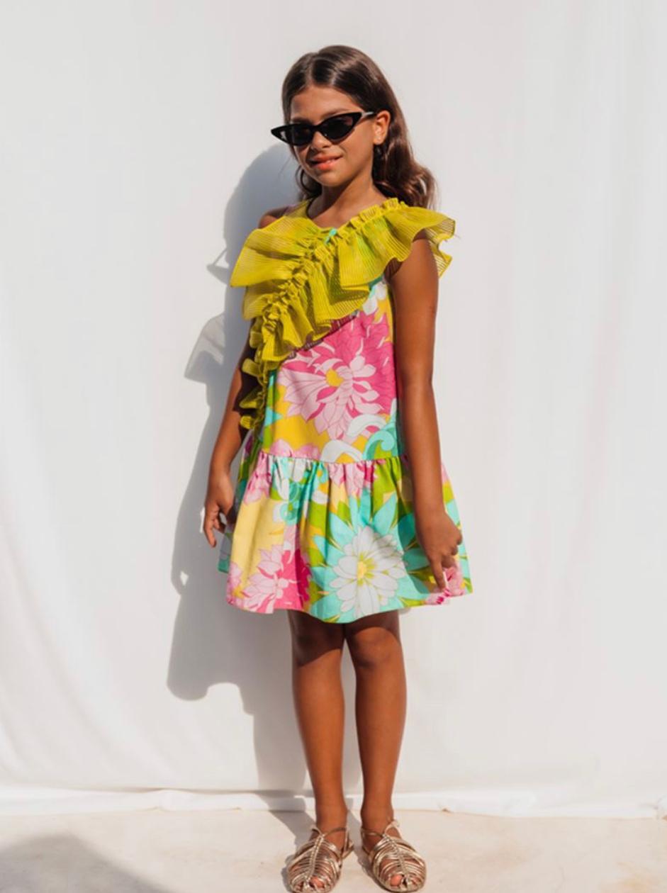 Sheshe Neon Ruffle