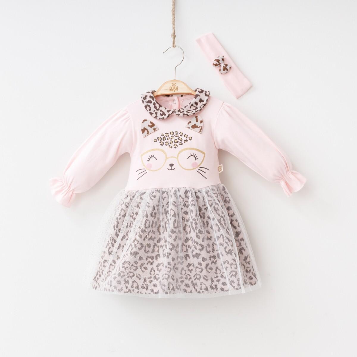 Kitty Leopard Dress and Headband Set