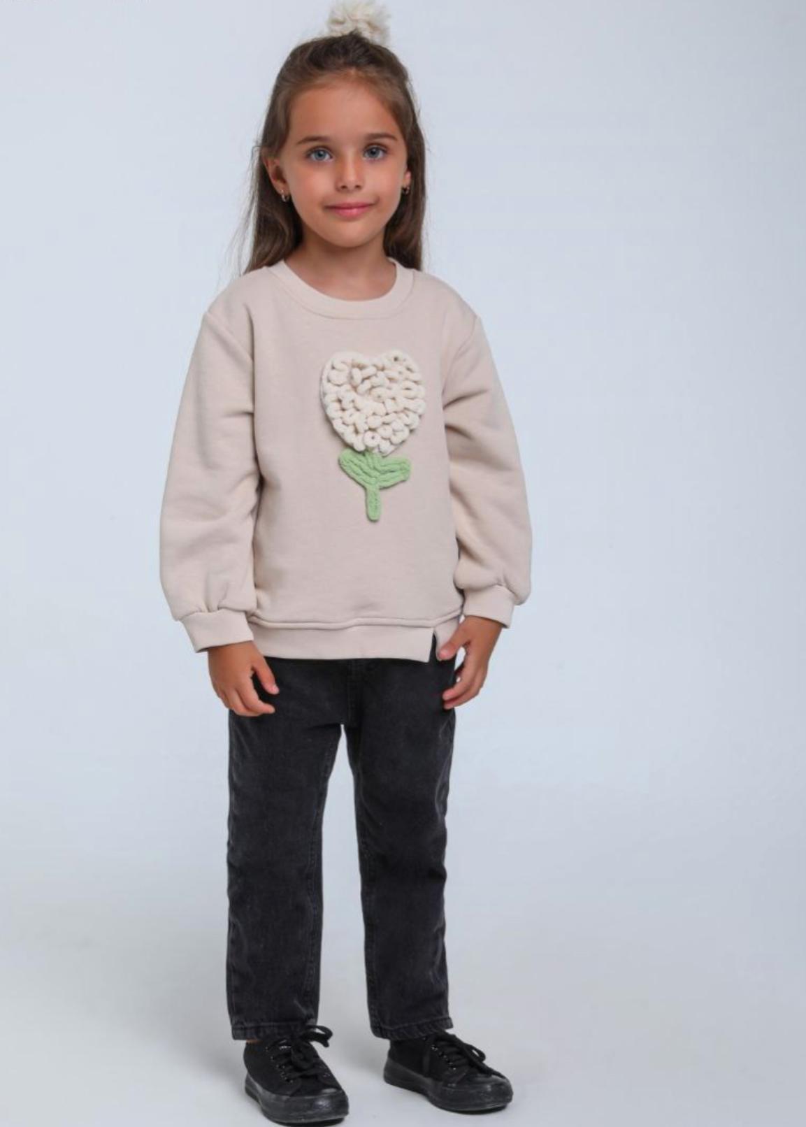 Nude Flower Sweatshirt
