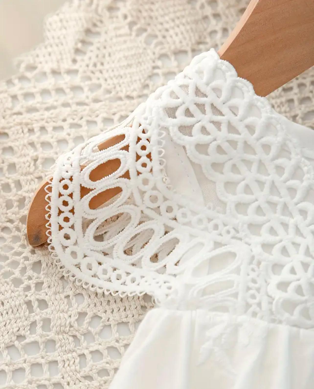 Baby Girls white Lace Dress
