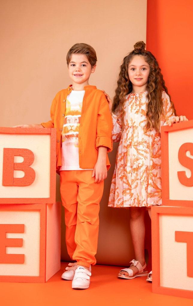 Orange Coral Dress