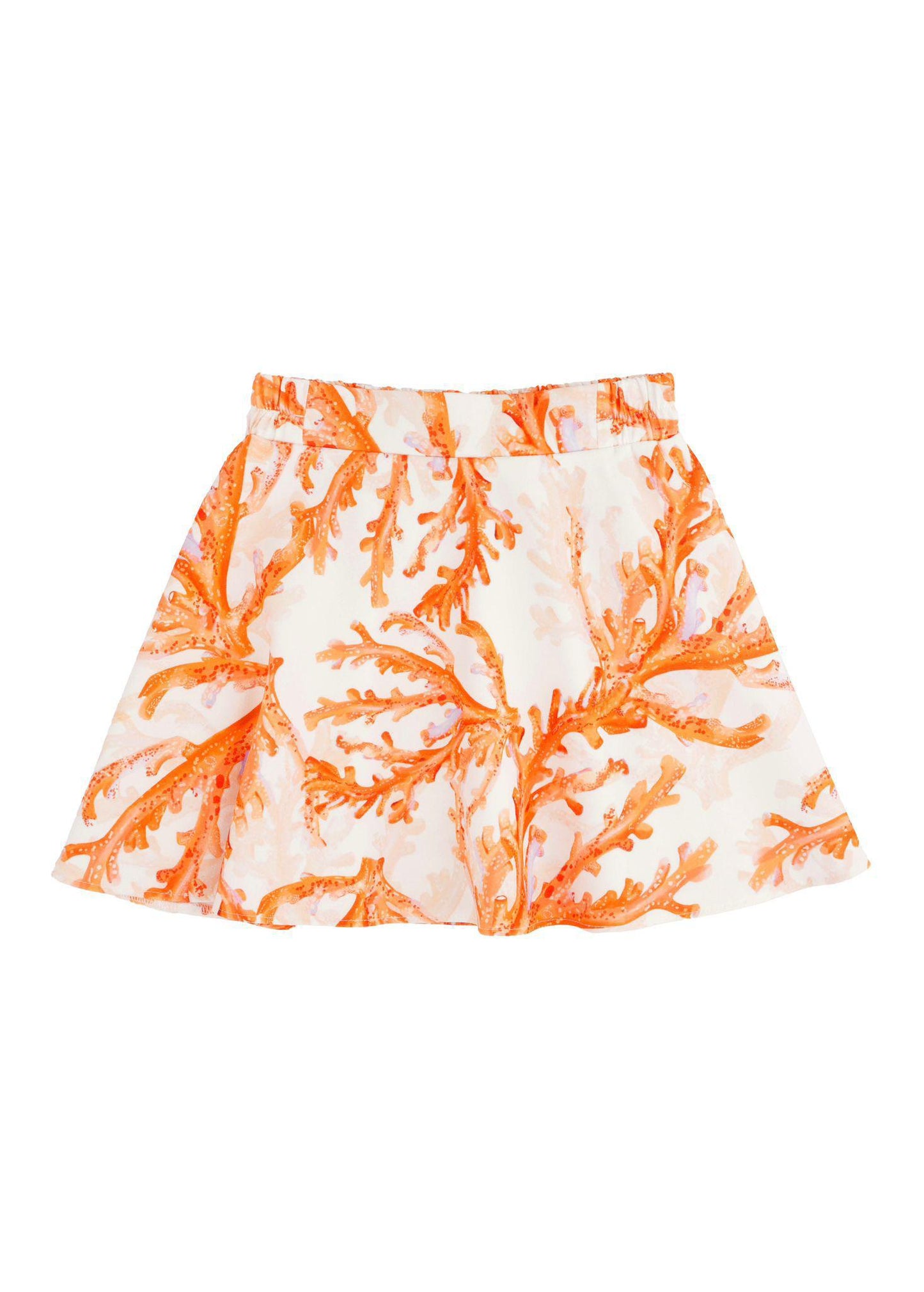 Orange Coral Skirt