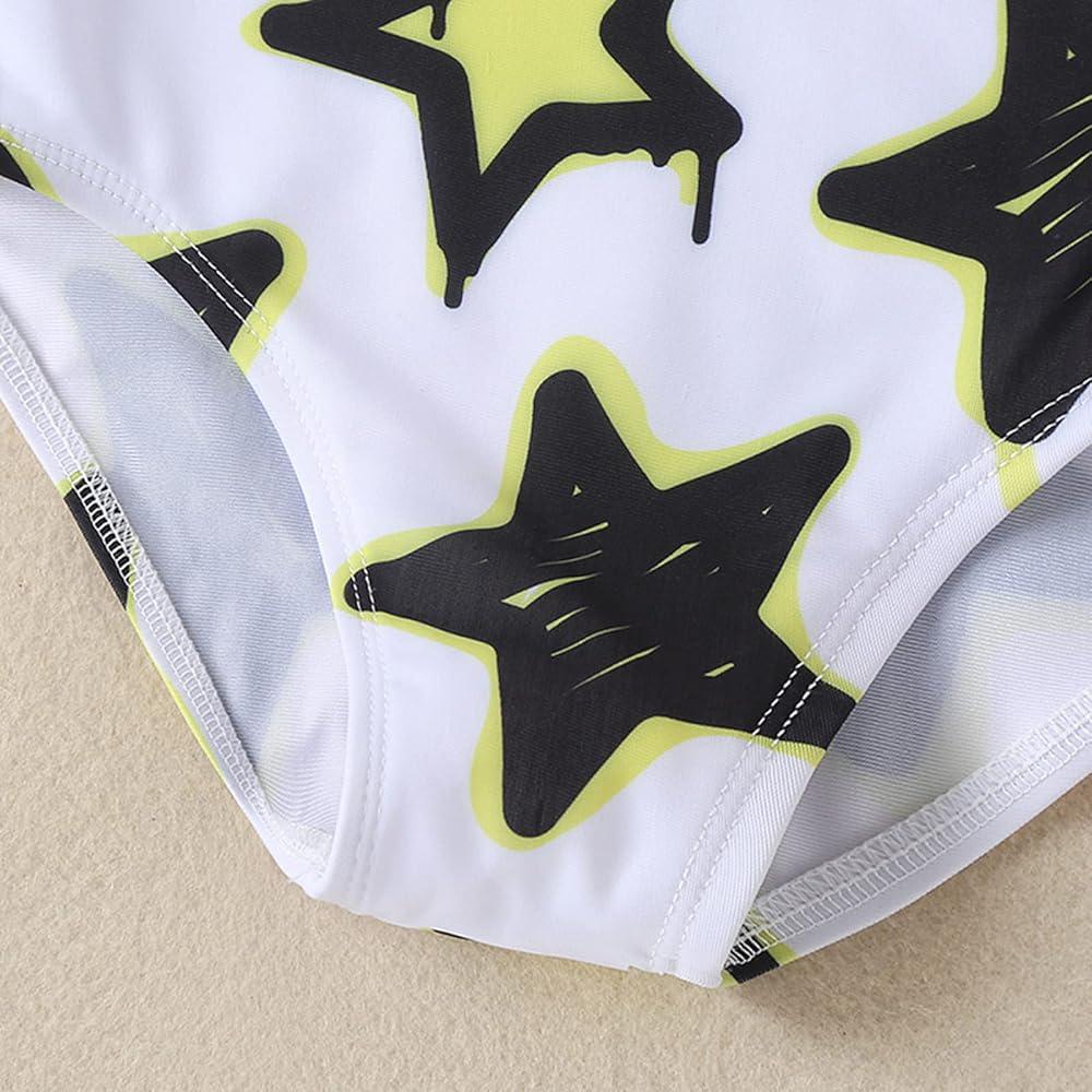 Neon Star One Piece Swim