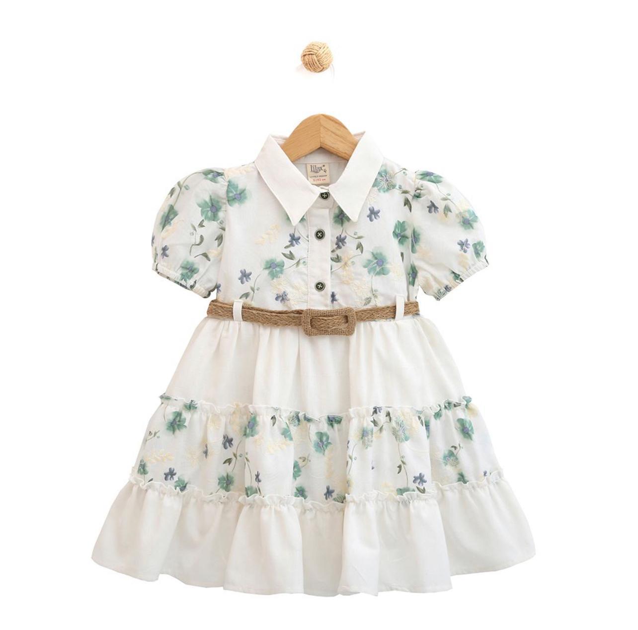 Lilax Belt Pembe Dress
