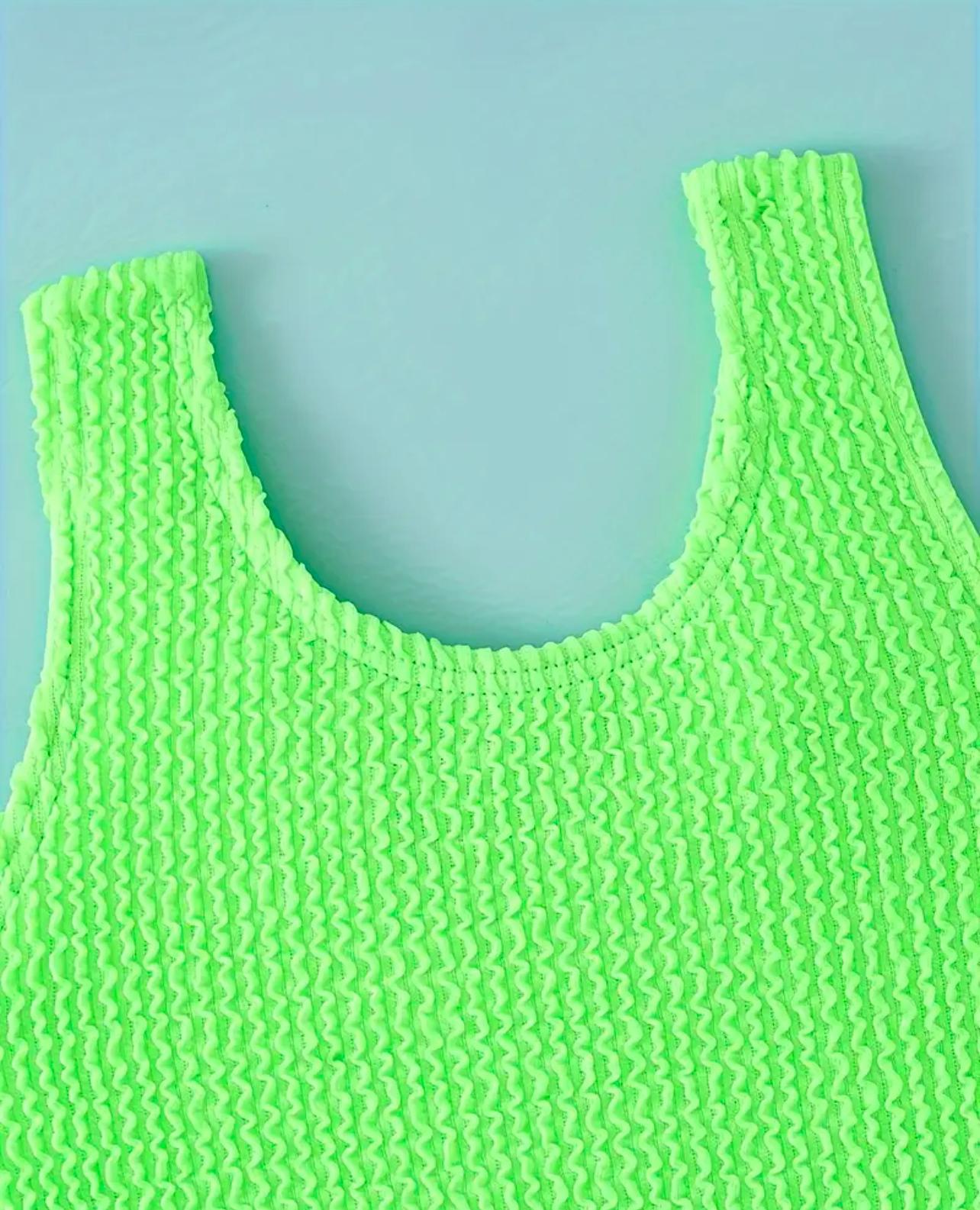 Lime One Piece Swimsuit