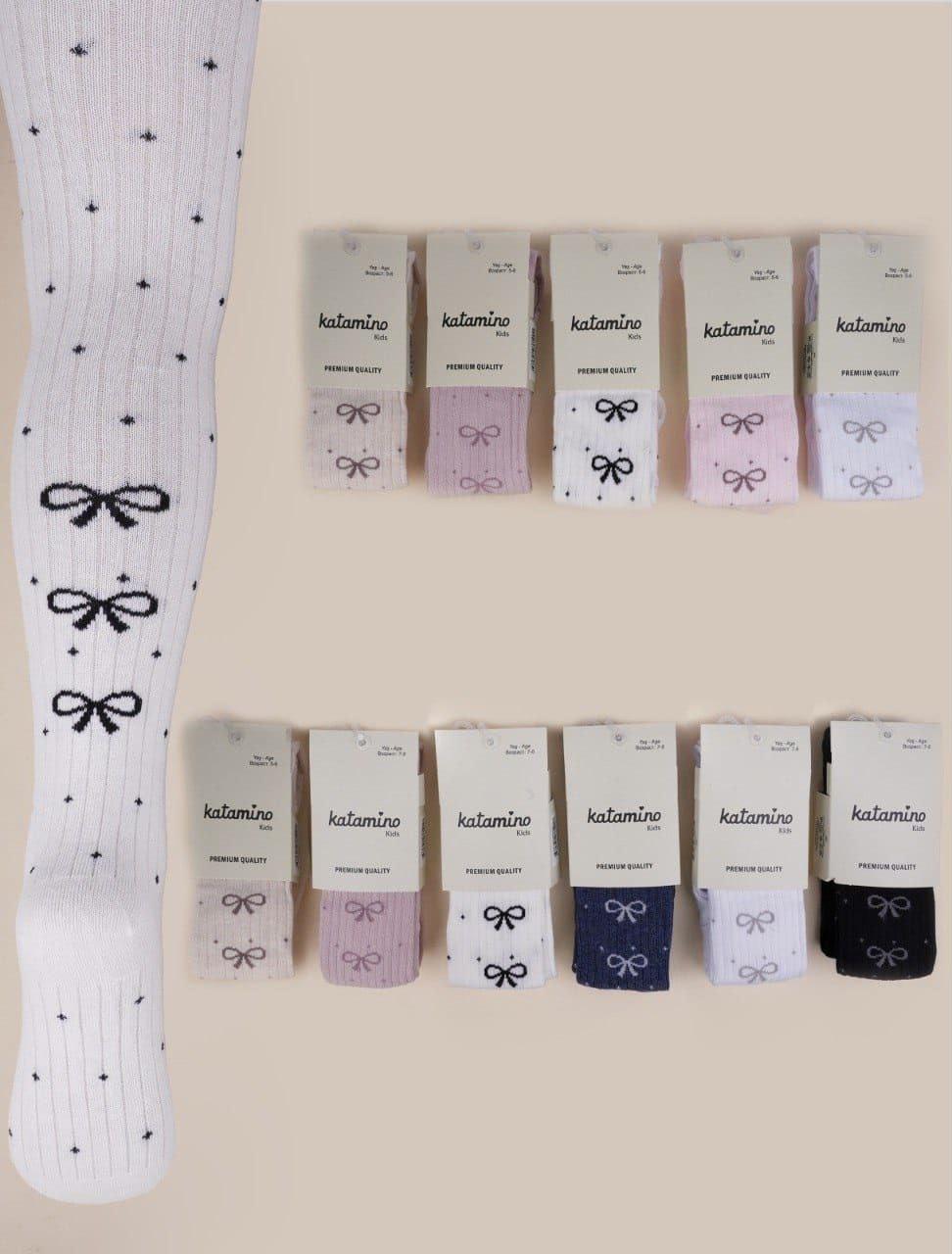 Girls Bow Tights