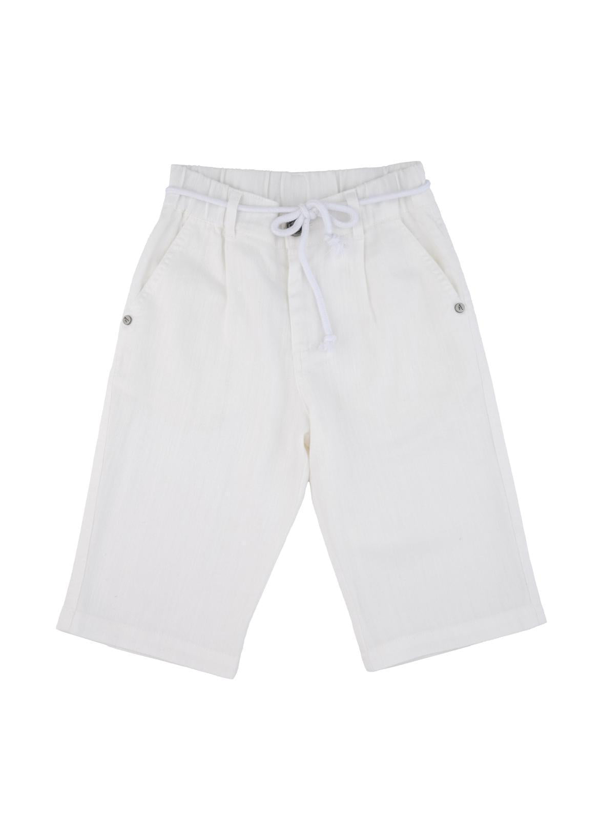 White Jean Shorts