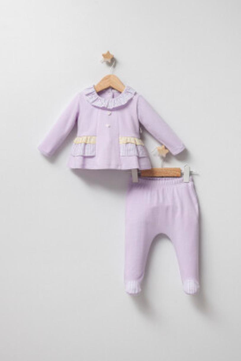 Lilac 2 Piece Bodysuit and Pants
