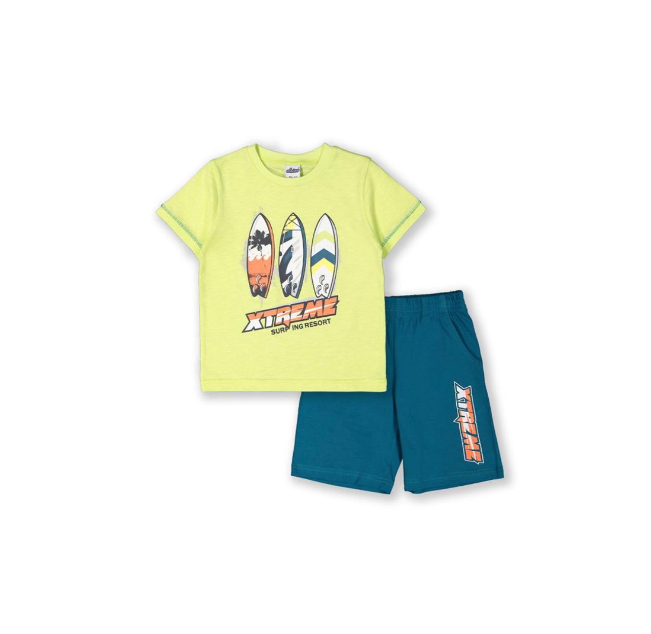 Elnino Boy Surf Tshirt Shorts Set