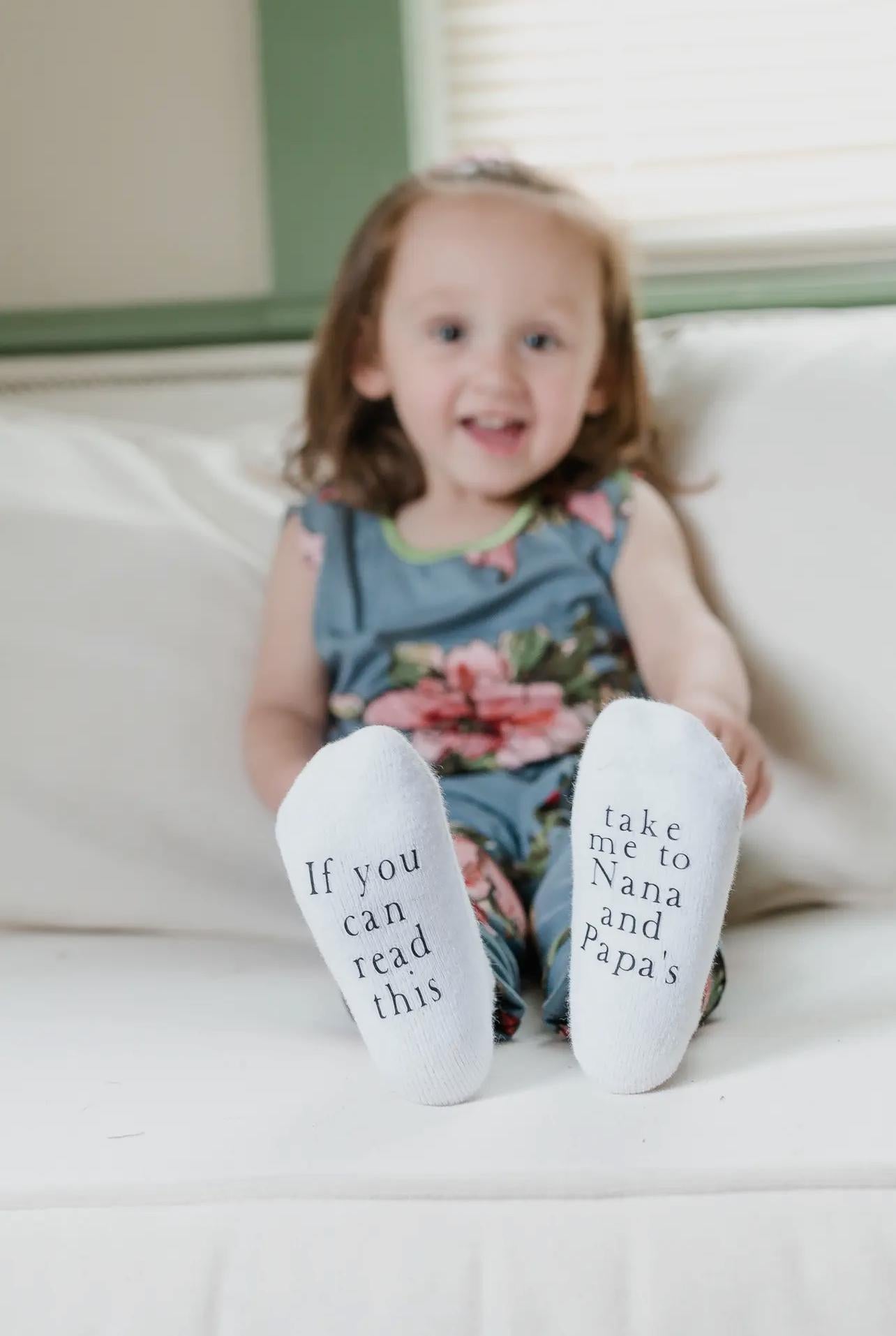Take me to Nana's and Papa's Socks