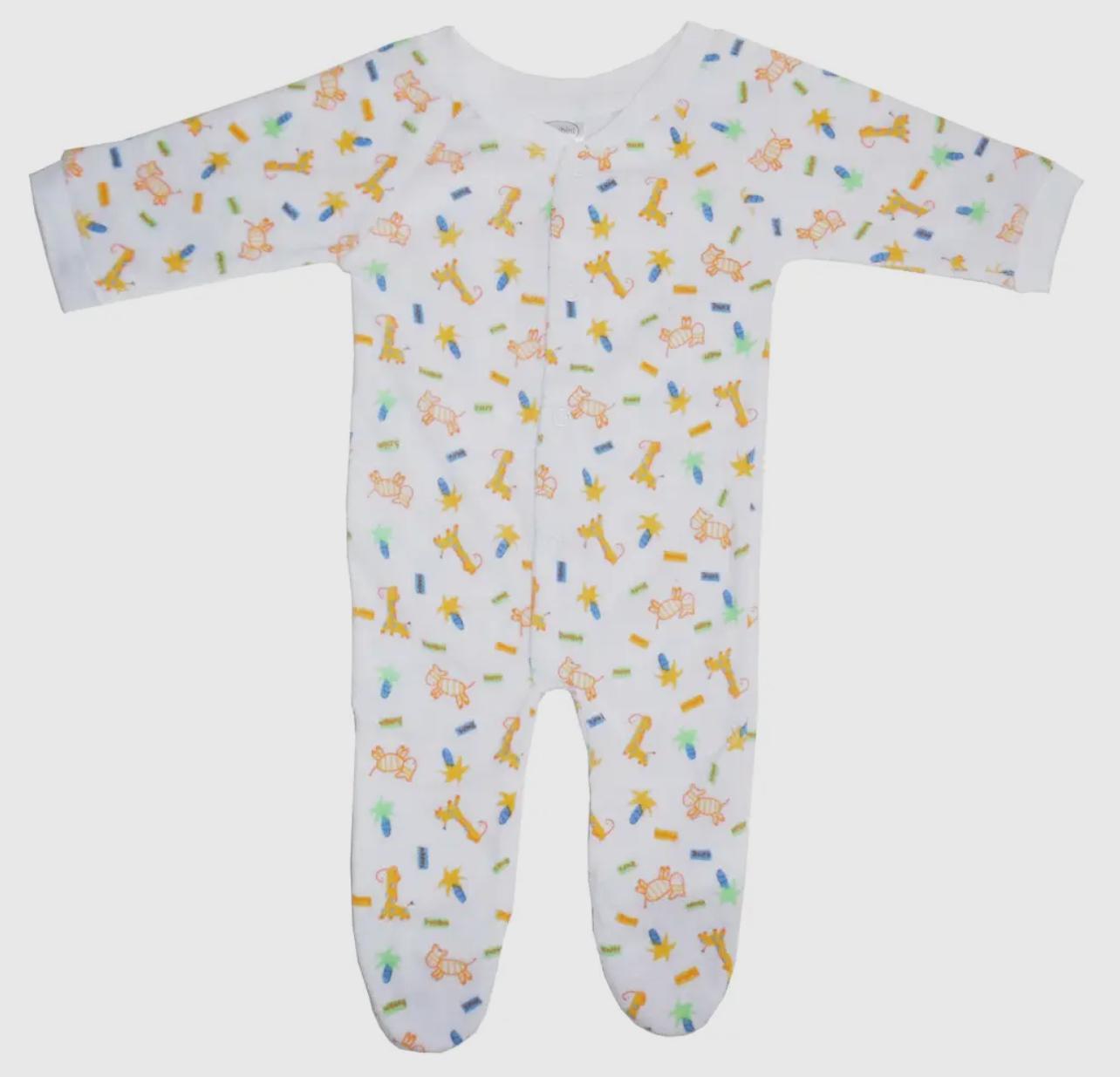 Giraffe Preemie One Pack Terry Sleep & Play