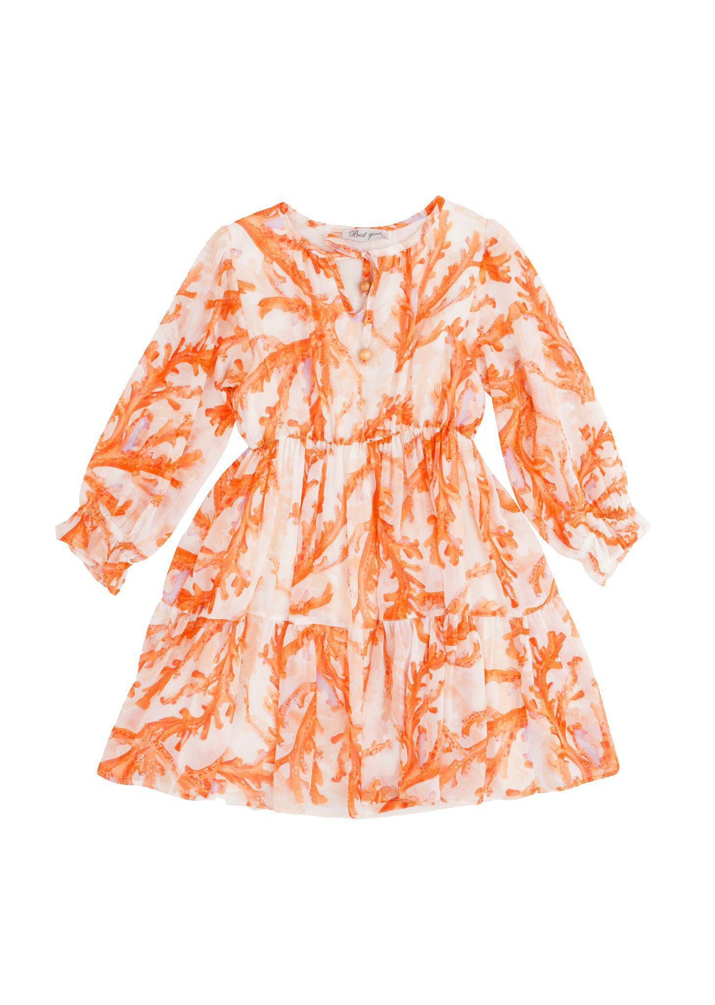 Orange Coral Dress