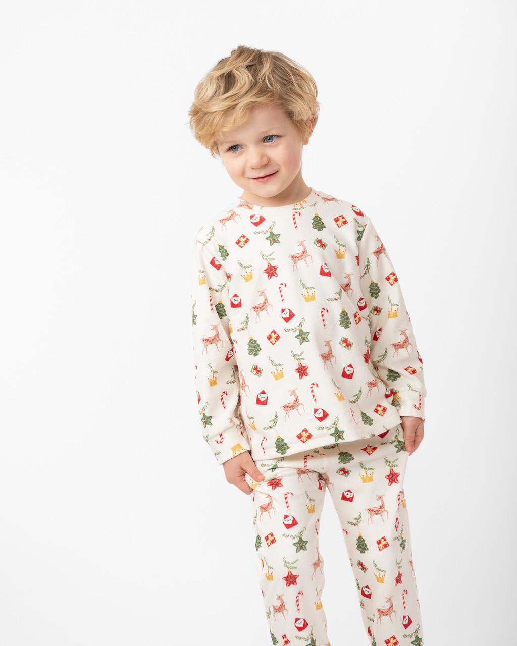 "To Santa" Brushed Cotton Boy Christmas Pajamas
