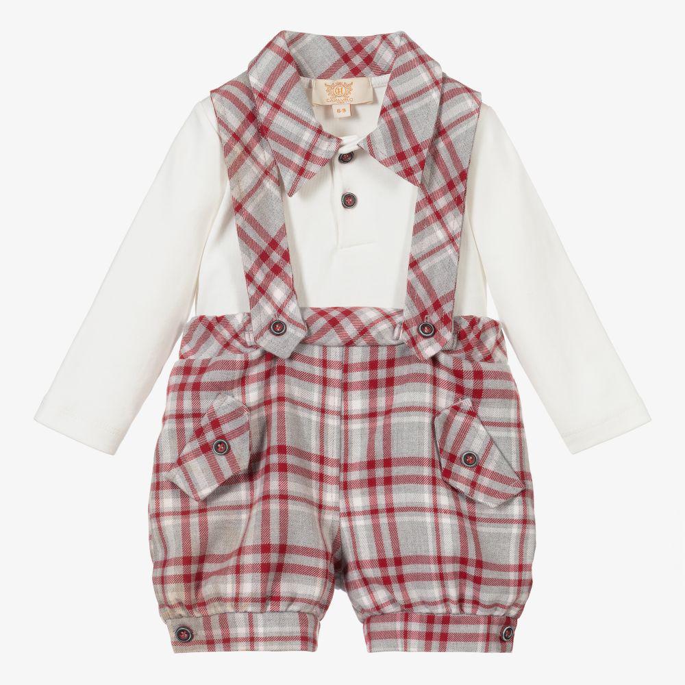 Caramelo 2 Piece Romper with short overall