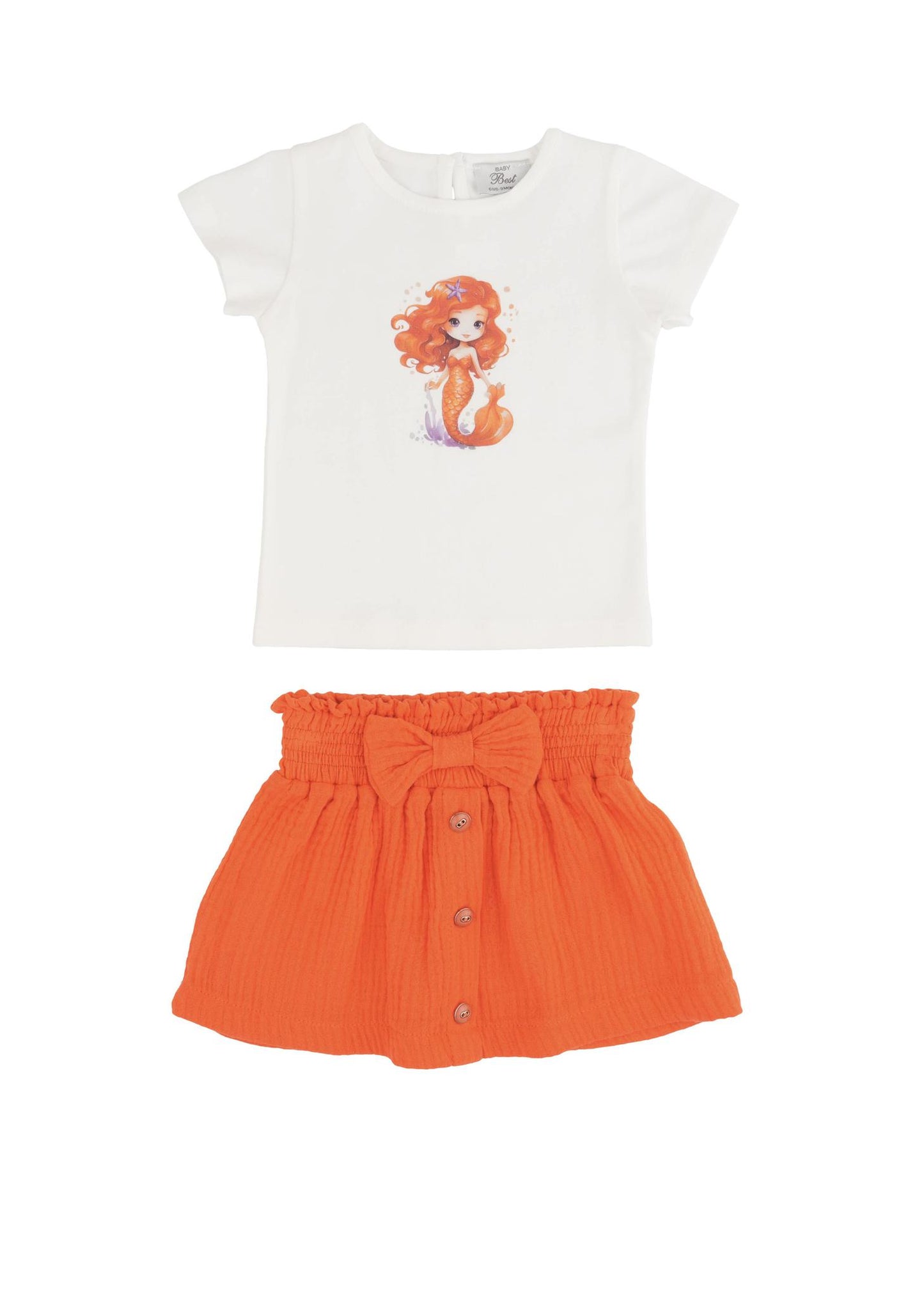 Baby Tshirt Skirt 2 Piece Set