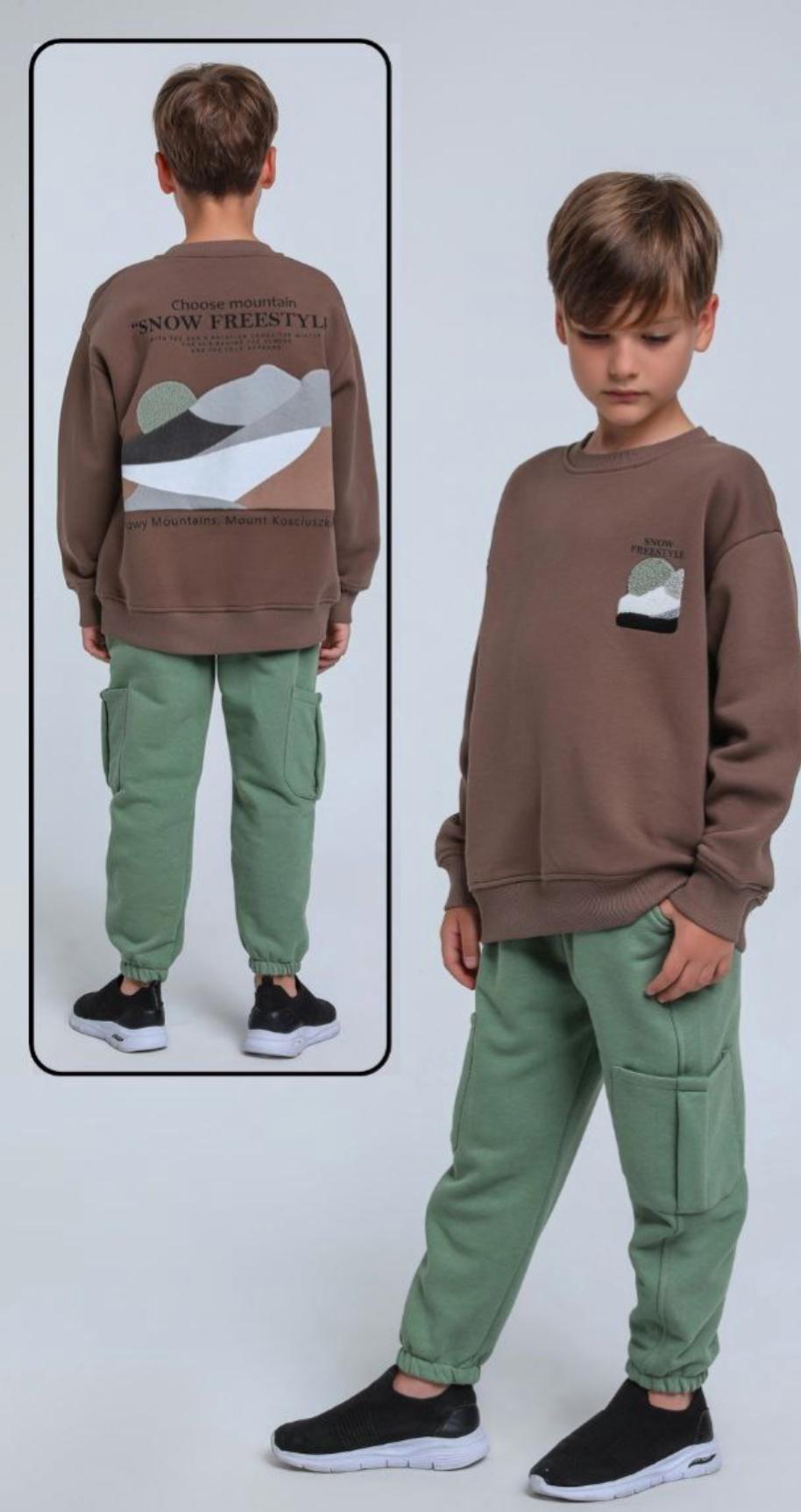 Green Fleece Sweatpants