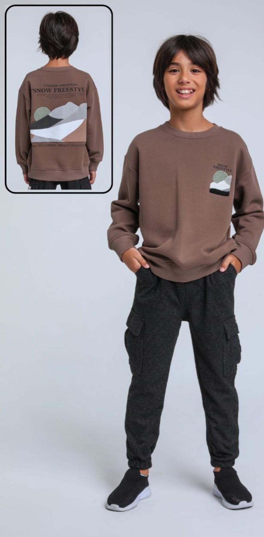 Grey Plaid Cargo Pants