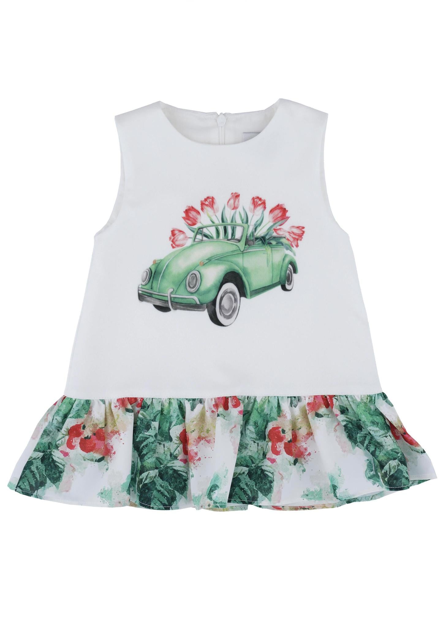 Flower car dress