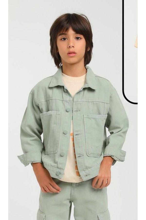 Green Jean Jacket