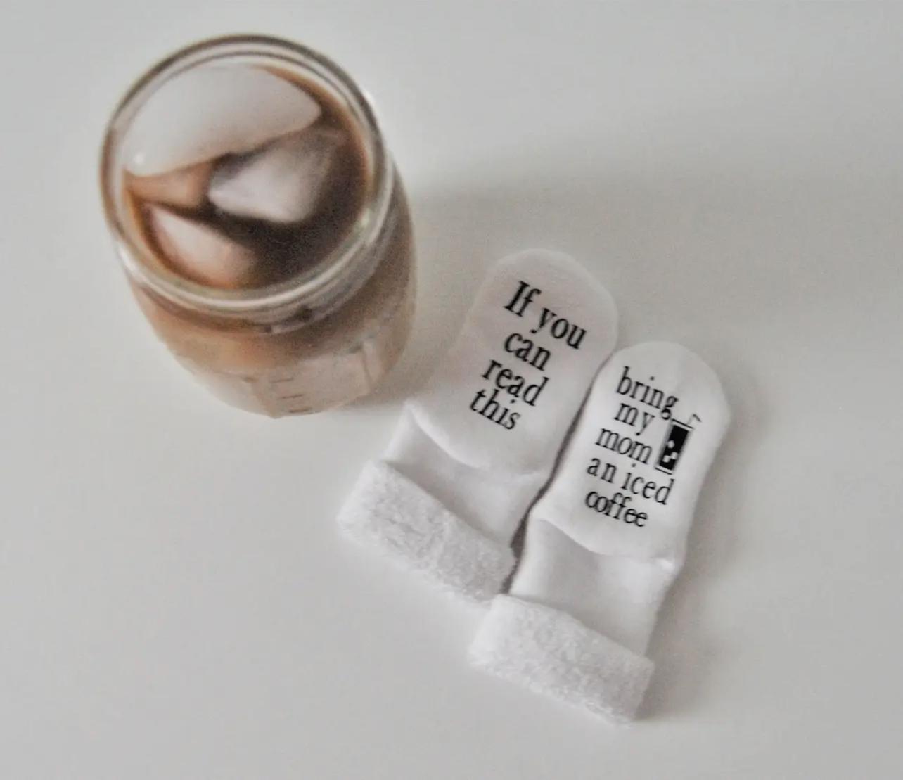 Bring My Mom an Iced Coffee Socks