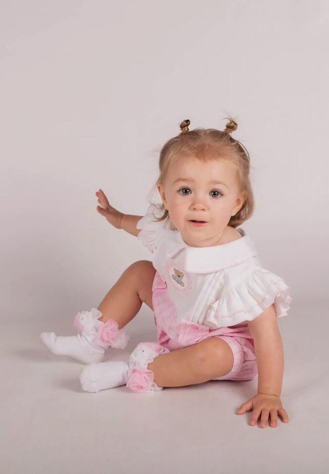 Beu Pink Bear Romper
