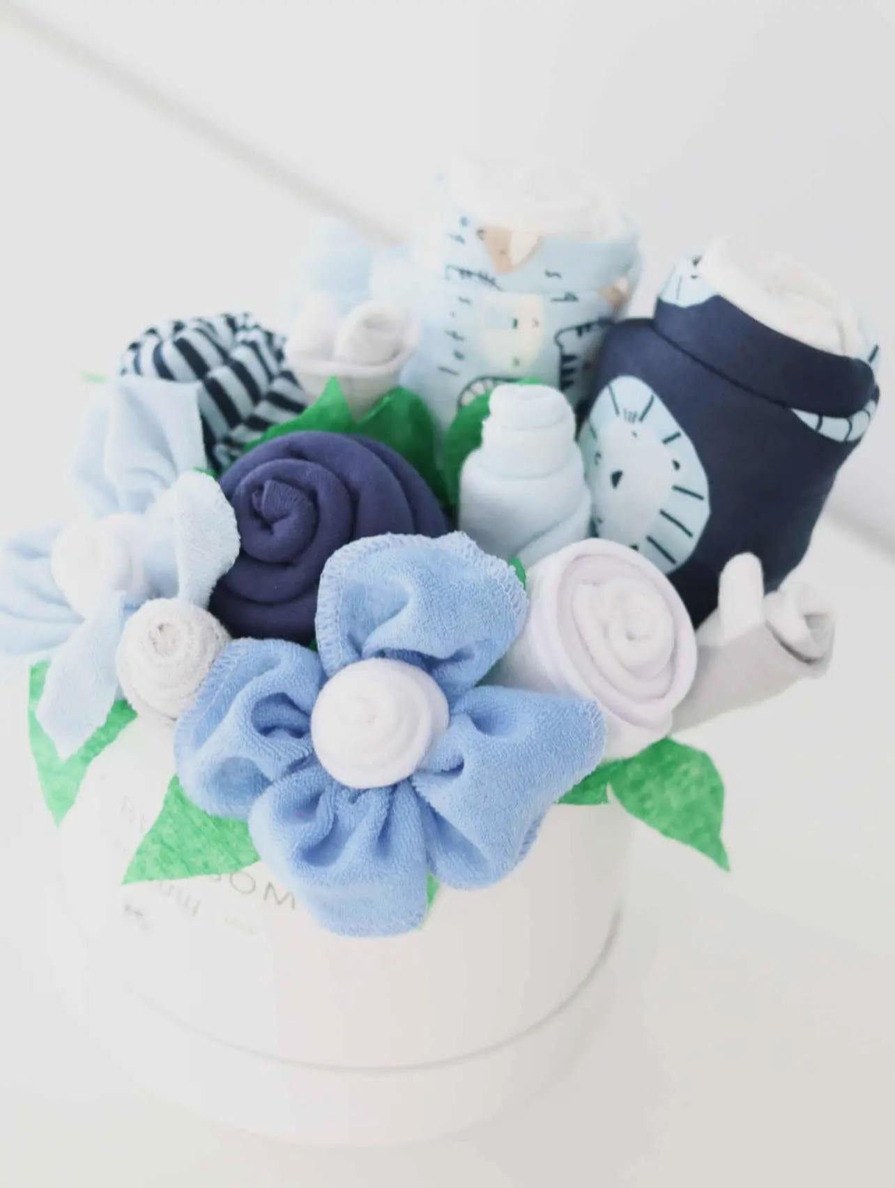 Baby Boy Gift Basket Newborn Box - Little Boy Blue